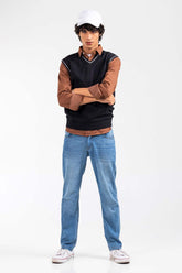 Black Basic Sweater SL-SWT-D22-05